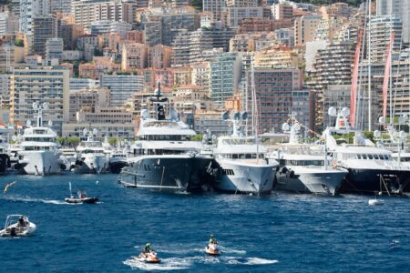 Monaco Grand Prix superyacht