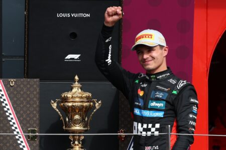 Lando Norris British Grand Prix. Image: Clive Rose/Getty Images